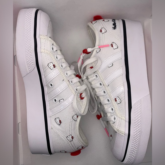 NWOT ADIDAS x HELLO KITTY NIZZA PLATFORM FOR WOMEN Size 8.5 - Picture 5 of 7